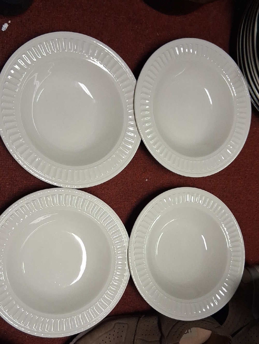 Sango MONARCH Soup Bowl 9" 8841 X4 White